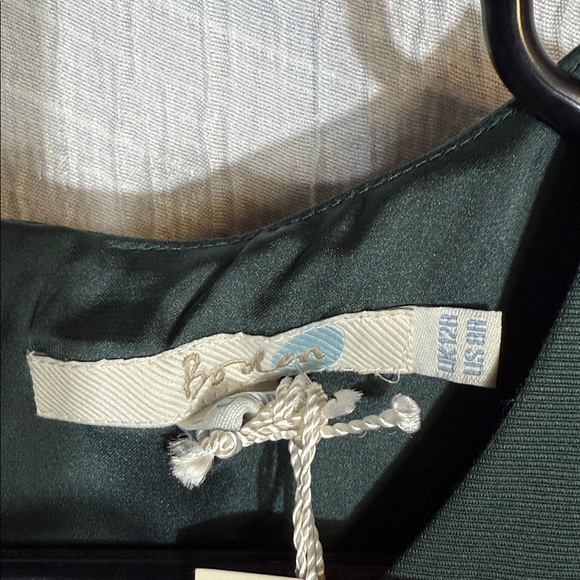 NWT Boden Brunswick emerald‎ embellished dress sz 8R - Picture 5 of 13